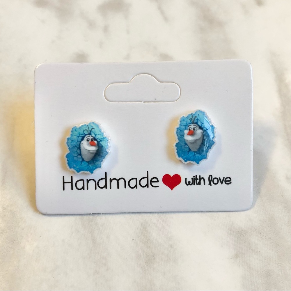 🎉 New Frozen’s Olaf Handmade Earrings